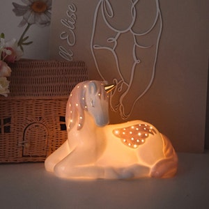 Night Light unicorn - Nursery Decor - Baptism Gift - Kids Room Decor - Gifts for Kids