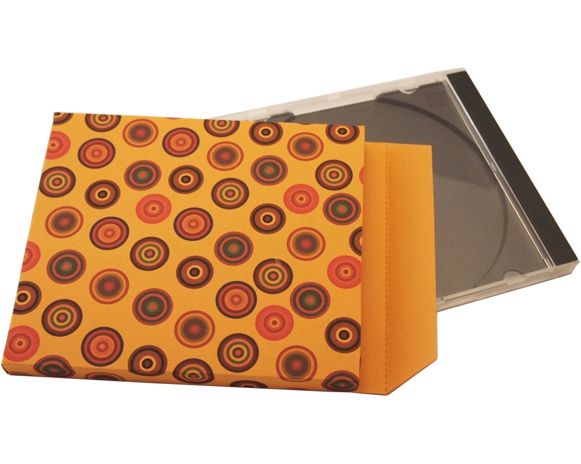 CD Gift Wrapping CD Gift Box Circle Pattern - Etsy