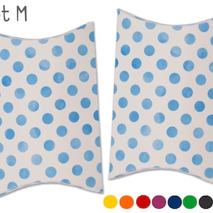 Pillow boxes, watercolor polka dots image 2