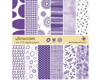 Scrapbook paper, ultraviolet white, for download