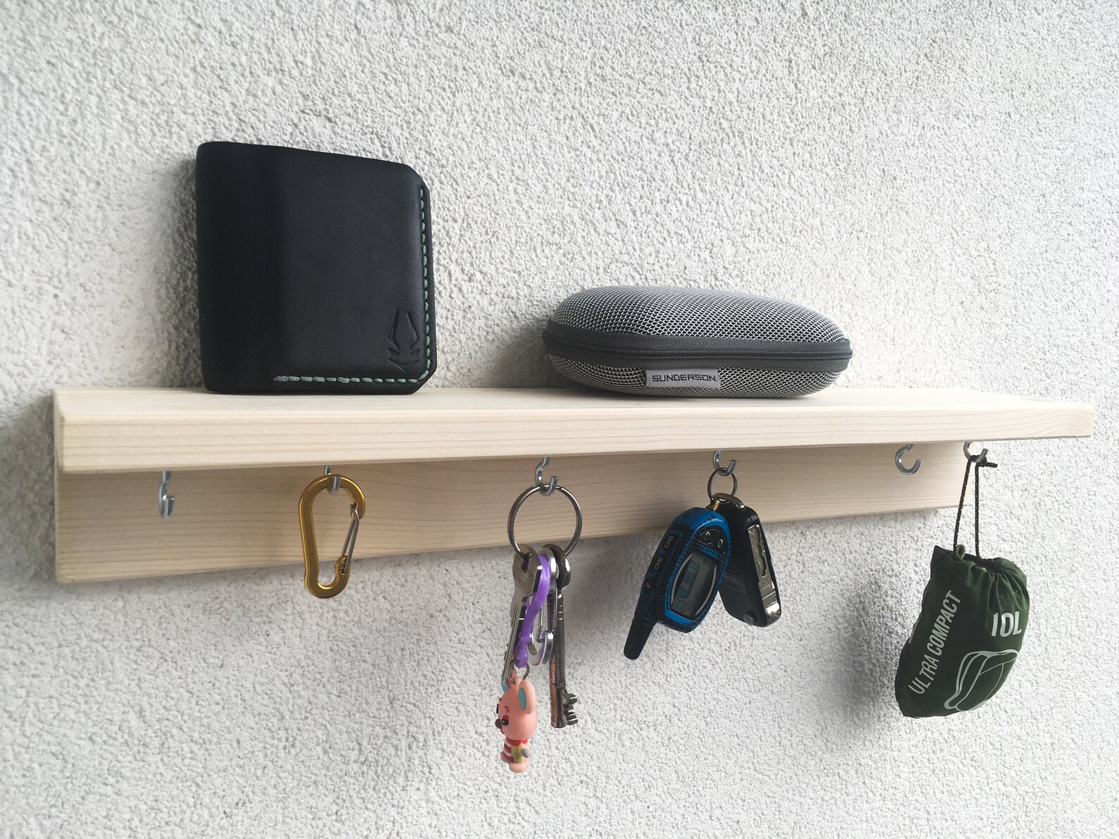 Entryway Wood Shelf Key Holder Shelf Home Decor Wood Shelf Etsy