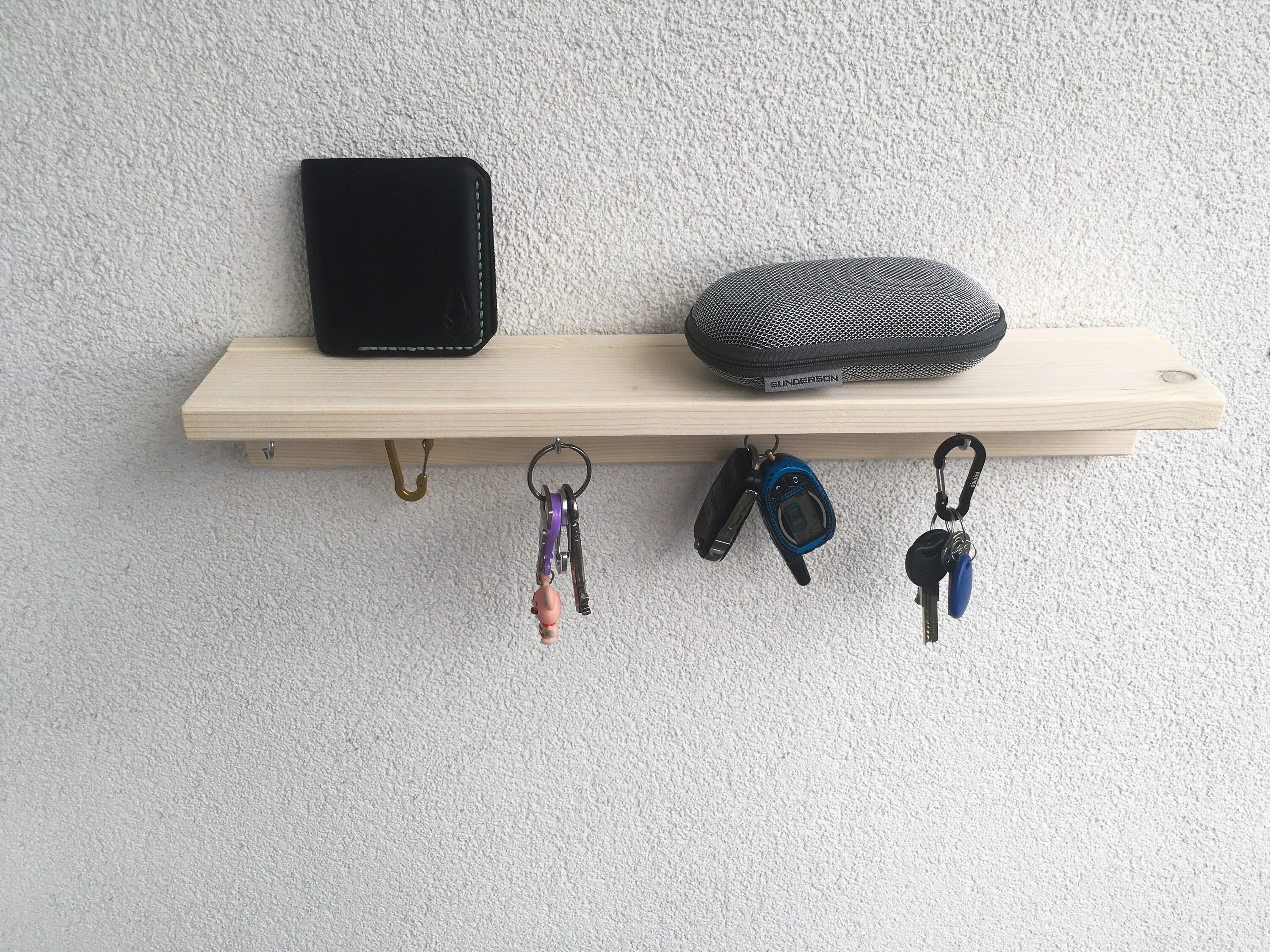 Entryway Wood Shelf Key Holder Shelf Home Decor Wood Shelf Etsy