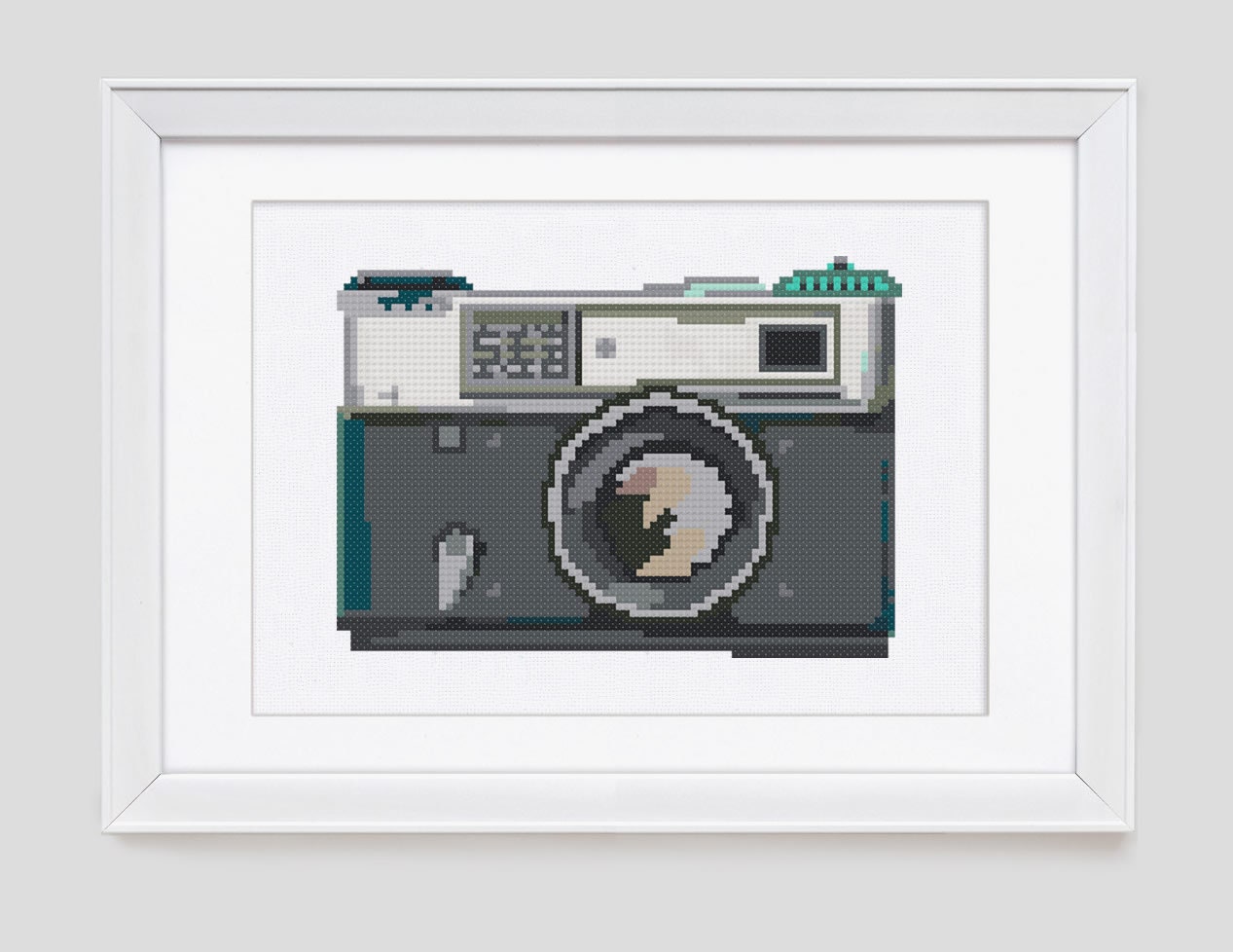 Camera Cross Stitch Pattern Camera Counted Cross Stitch Etsy
