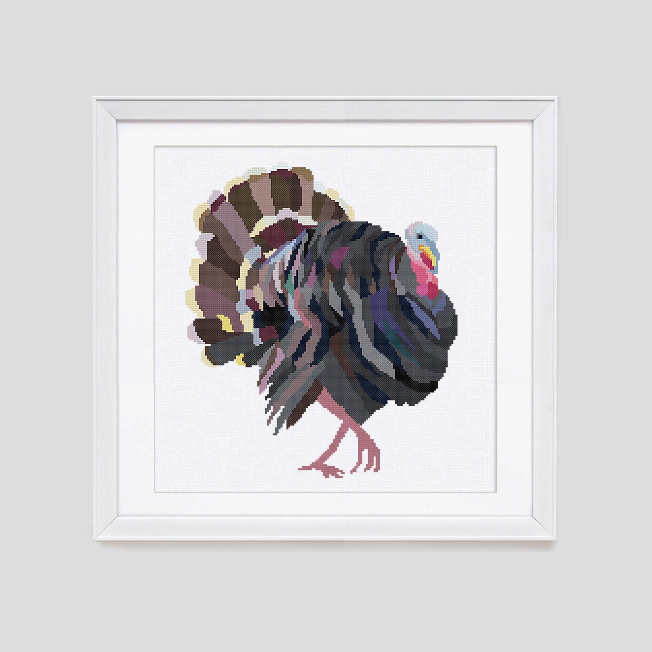 Cross stitch pattern Turkey counted cross stitch Turkey Etsy