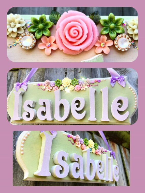 custom personalised name plaque nursery baby baby gift etsy