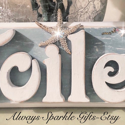 Bathroom / Restroom / Toilet Door Plaque Beach Theme Beach Etsy