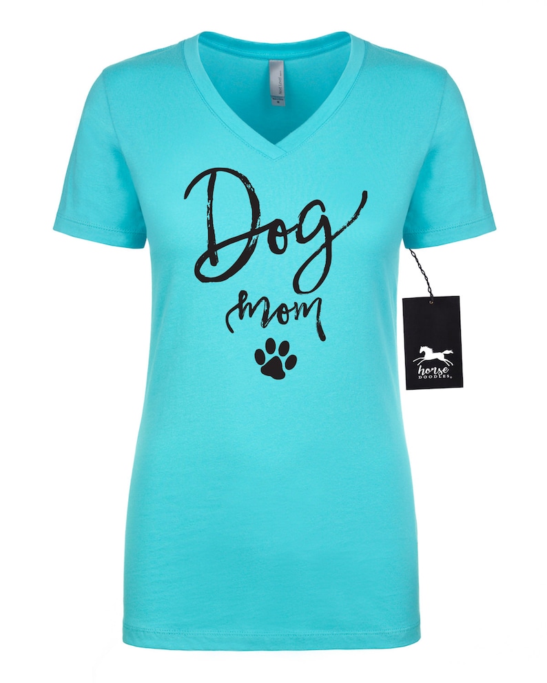 Dog Mom Dog T Shirt Dog Shirt Women's Junior Fitted Etsy