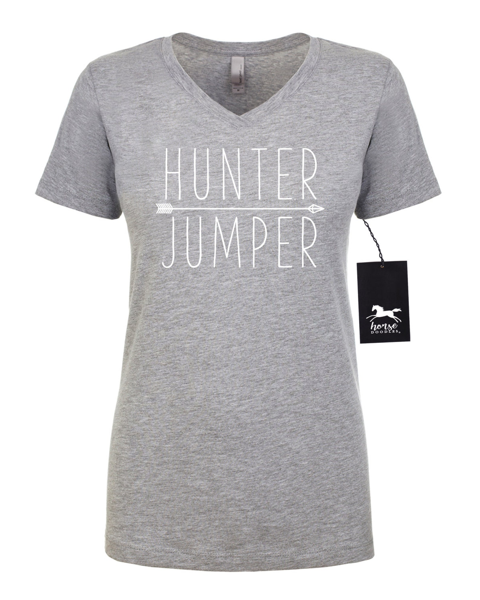 Hunter Jumper Horse Equestrian Women's Fitted Vneck Etsy
