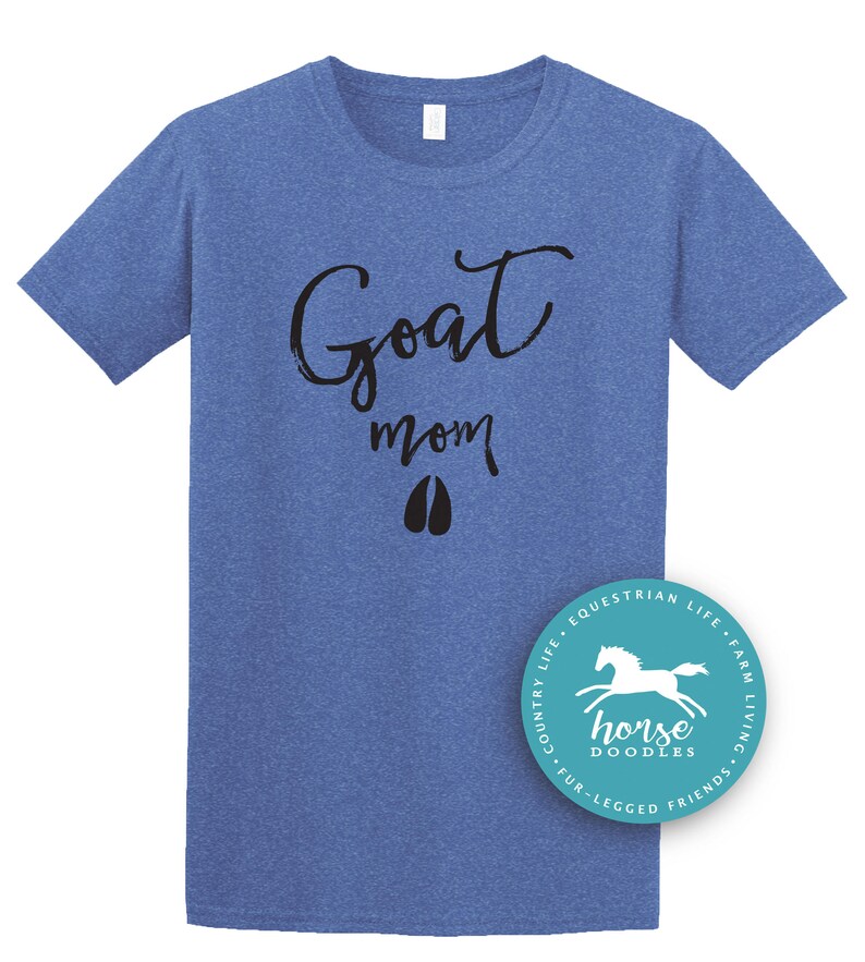 Goat Mom Fun Goat Shirt Barn Life Farm Girl Goat Shirt Etsy