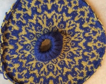 Freystil round yoke table knitting round yoke