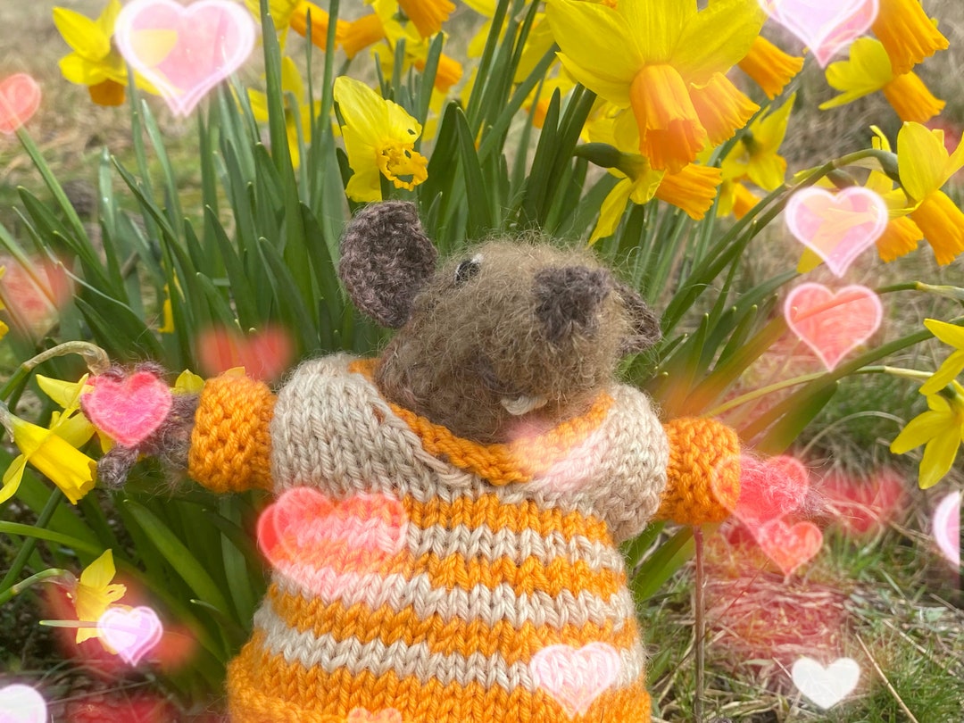 Edger Mouse Edgar and the Daffodil Field, a Project Description for Knitting the ...