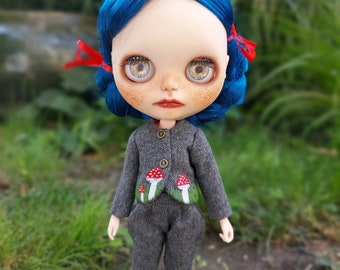 Blythe outfit Mushrooms