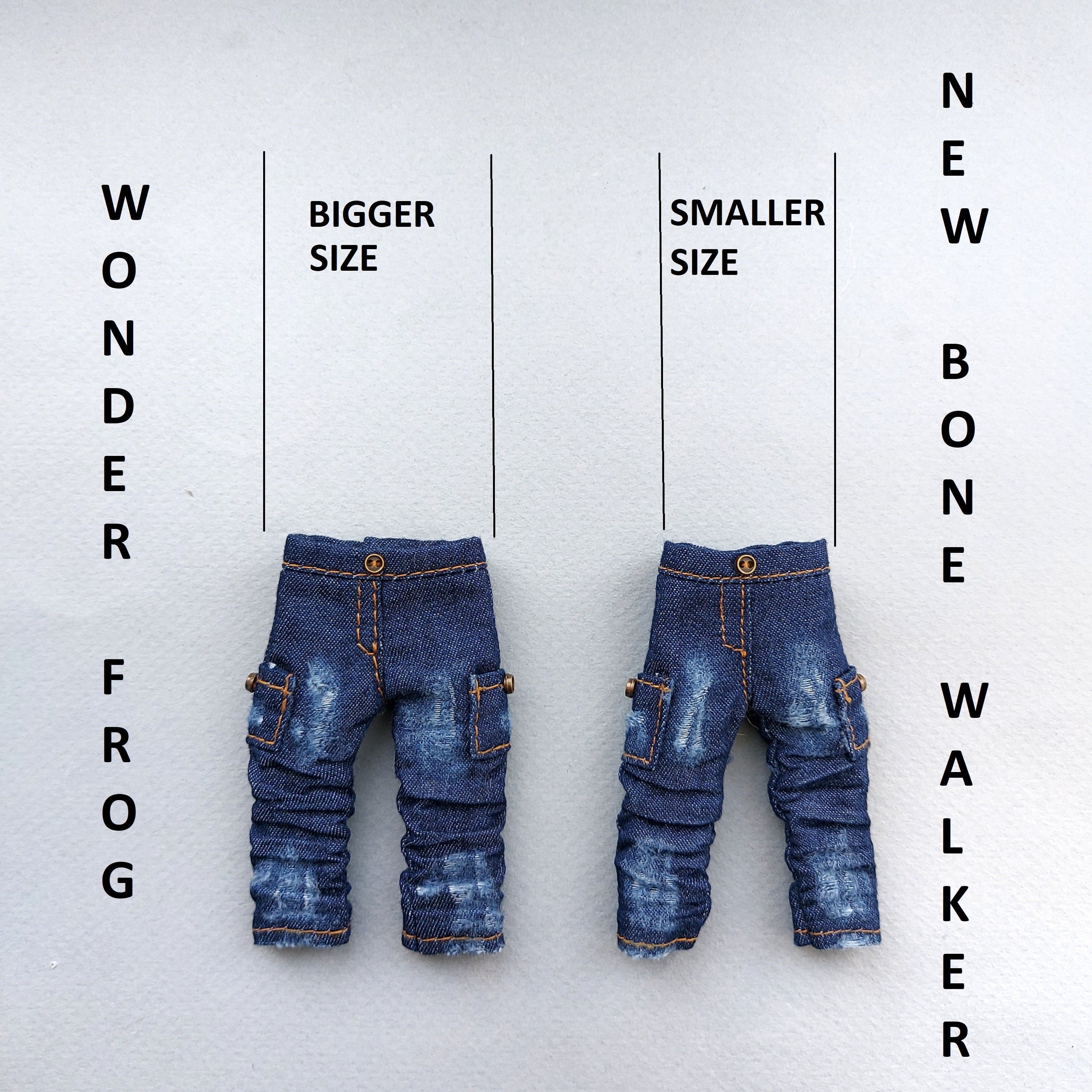 Wonder Frog and New Bone Wolker Denim Jeans - Etsy