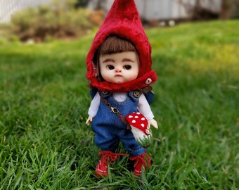1/12 Obitsu 11  gnome hat + mushroom cocoon bag