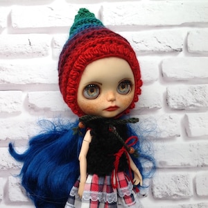 Blythe crochet gnome hat