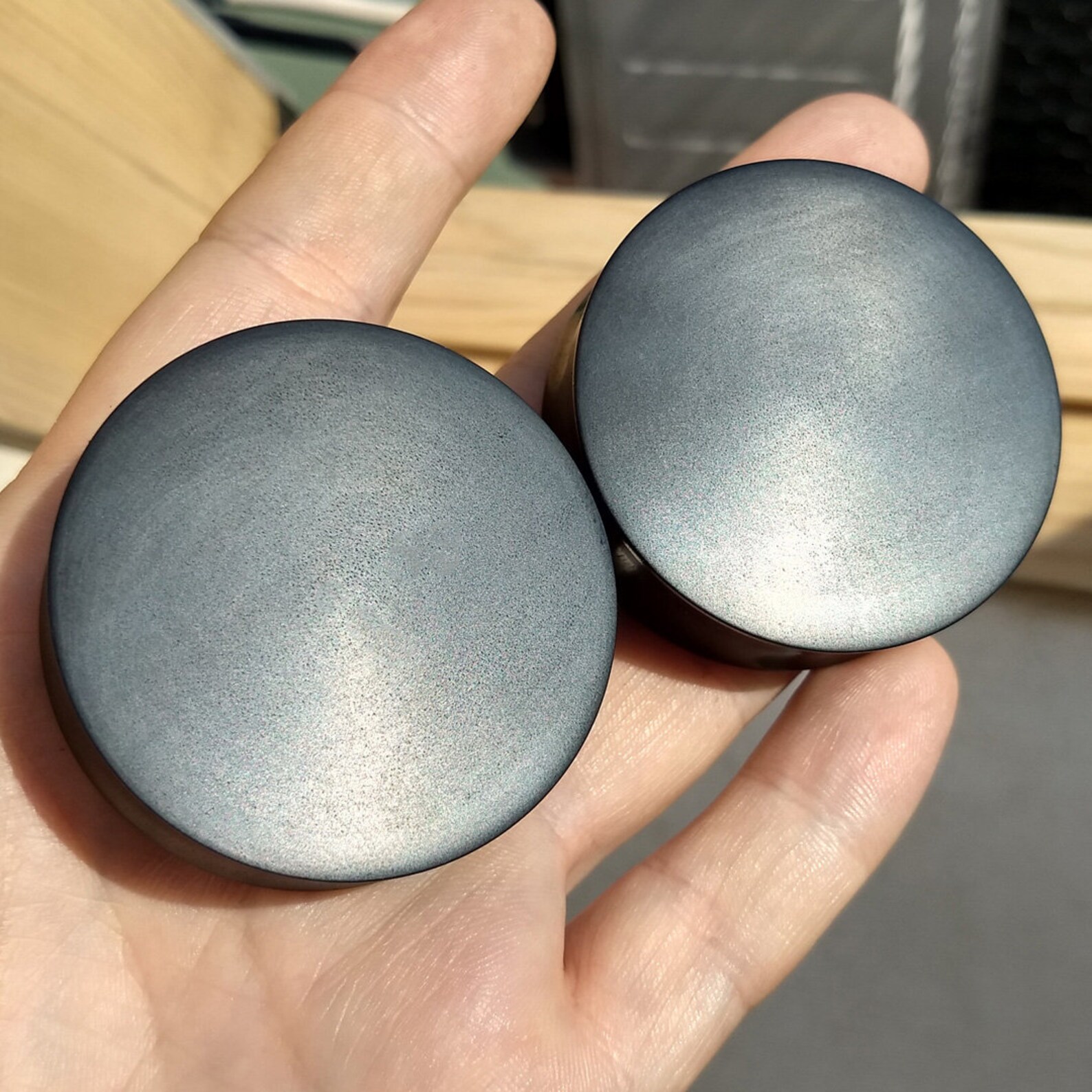 Ebony Plugs Organic Handmade Wooden Ear Plugs Gauges PAIR 4 Mm Etsy