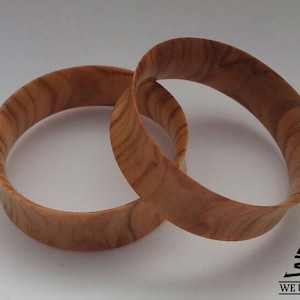 Olive wood Tunnels Plugs Handmade Wooden Ear Plugs Organic Gauges PAIR 5 mm- 76,2 mm 4 g-3&quot;