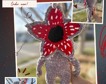 Handmade Crochet Monster Doll – Creepy Cute Collector Plush – Made to Order