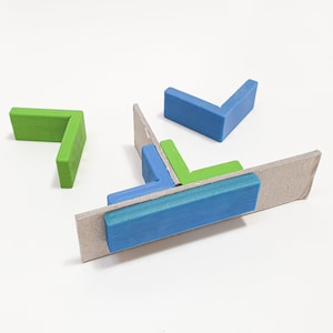 2x abrazaderas de esquina magnéticas (90 grados, impresas en 3D, Mark III)