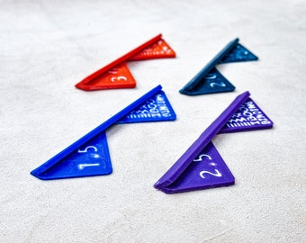 4x Angled Wall Corner Cutting Tool for Bookbinding, Cartonnage, Box Making / Mitering Jig (3d-printed, Mark II)