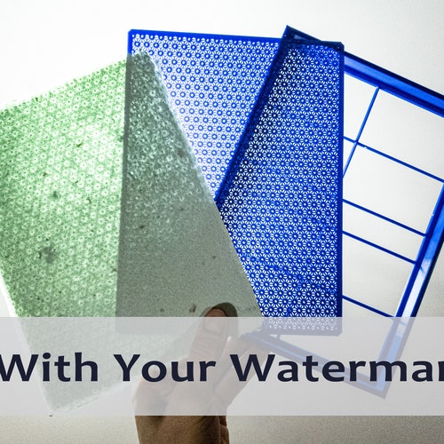 Japanese Patterns: Basic Papermaking Mold and Deckle (Mark II, 3d-printed, watermark is possible)