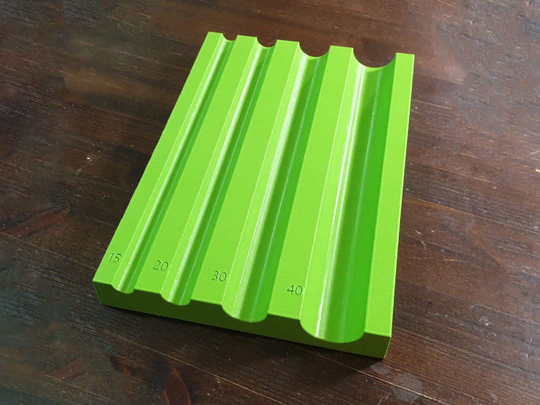 20x2.5 Cm Spine Rounding Tool With 4 Grooves (rondzetblok / Rundeholz ...