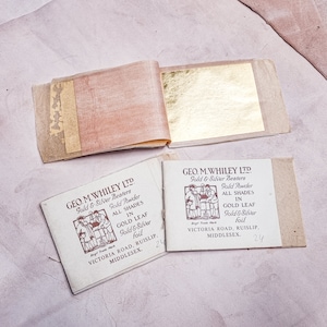 Vintage Gold Leaf Sheets - George M. Whiley (books of 24 sheets)