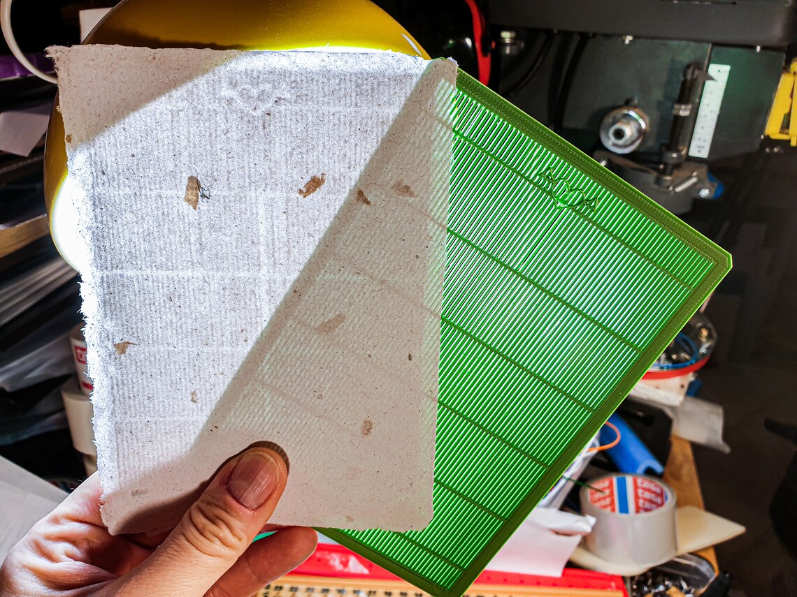 Laid Paper Classic Papermaking Mold and Deckle imprimé en 3D Etsy