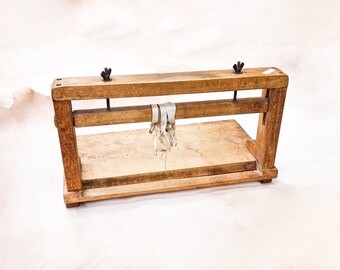 Vintage Sewing Frame for Bookbinding (40 cm / 15 1/2" inside the frame)