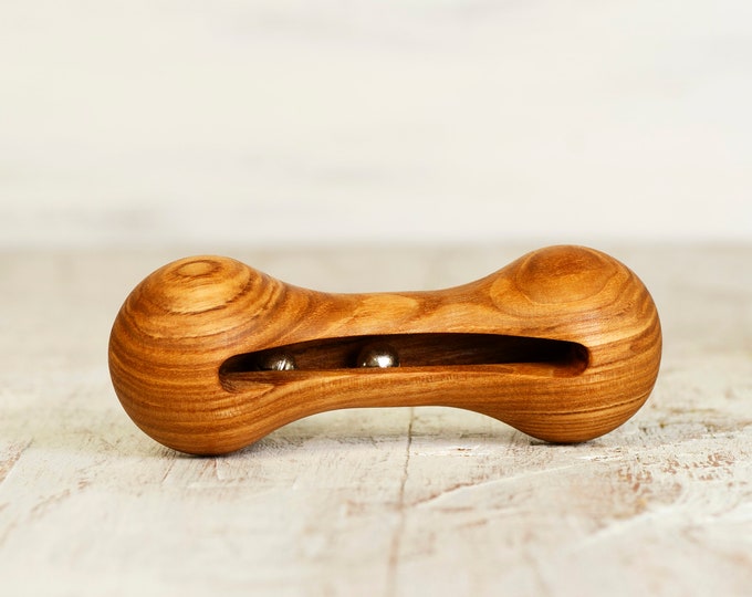baby wooden rattle