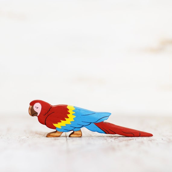 parrot wooden toys