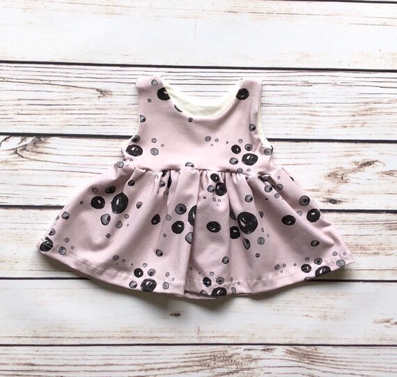 dusty pink baby dress