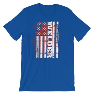 Welder Shirt / Welder American Flag Shirt / Welding Shirt / Welder Flag T-Shirt / American Welder