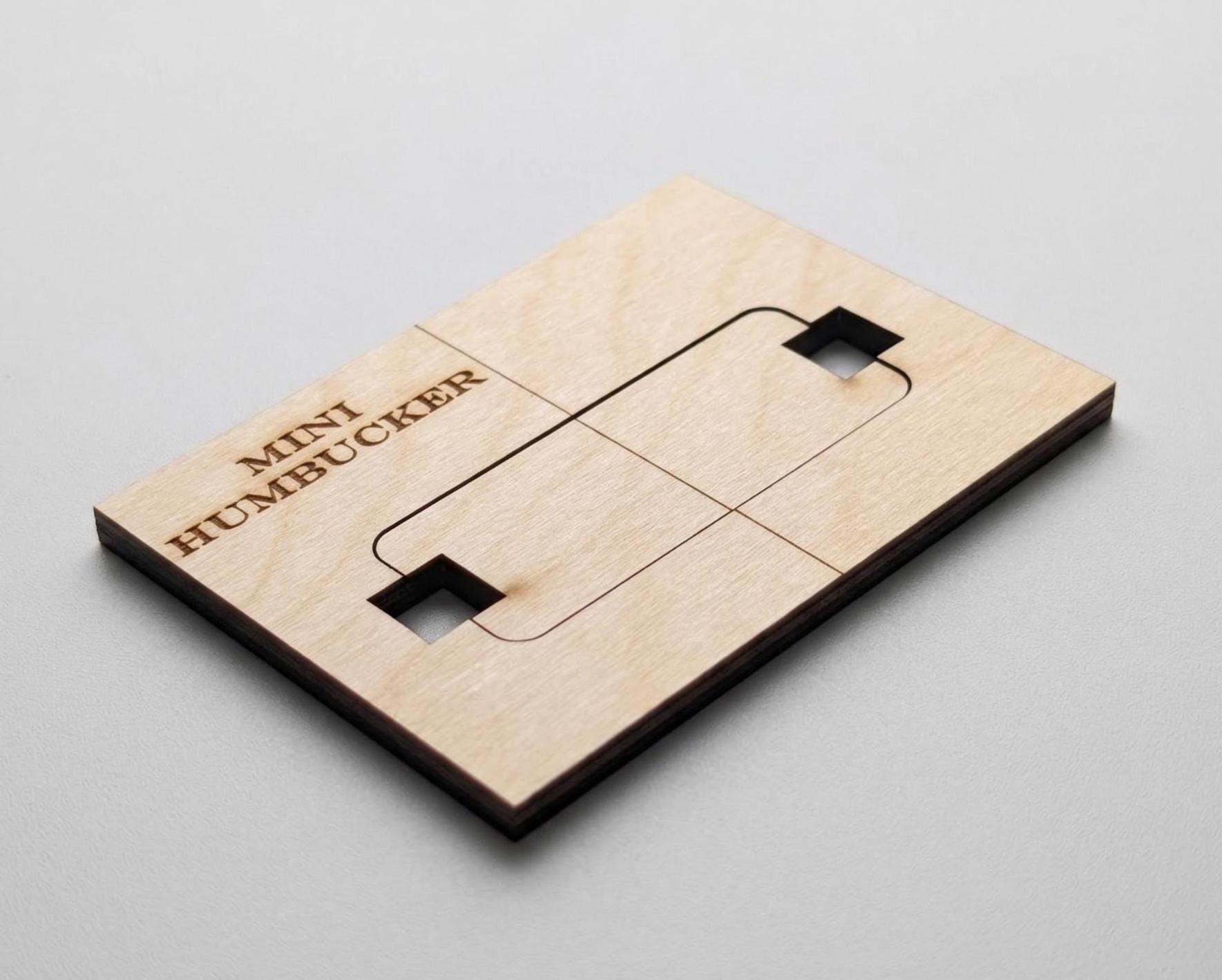Mini Humbucker Routing Template. CNC Laser Cut Baltic Birch, Guitar ...