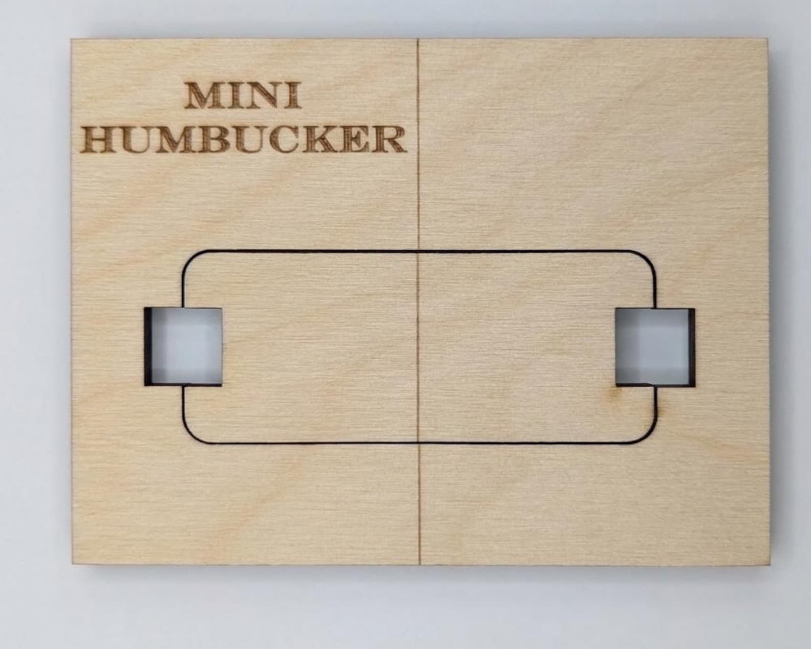 Mini Humbucker Routing Template. CNC Laser Cut Baltic Birch, Guitar ...