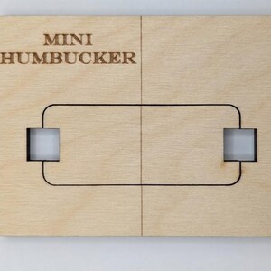 Mini Humbucker Routing Dimensions Mini Humbucker Routing Template. CNC Laser Cut Baltic Birch, Guitar ...