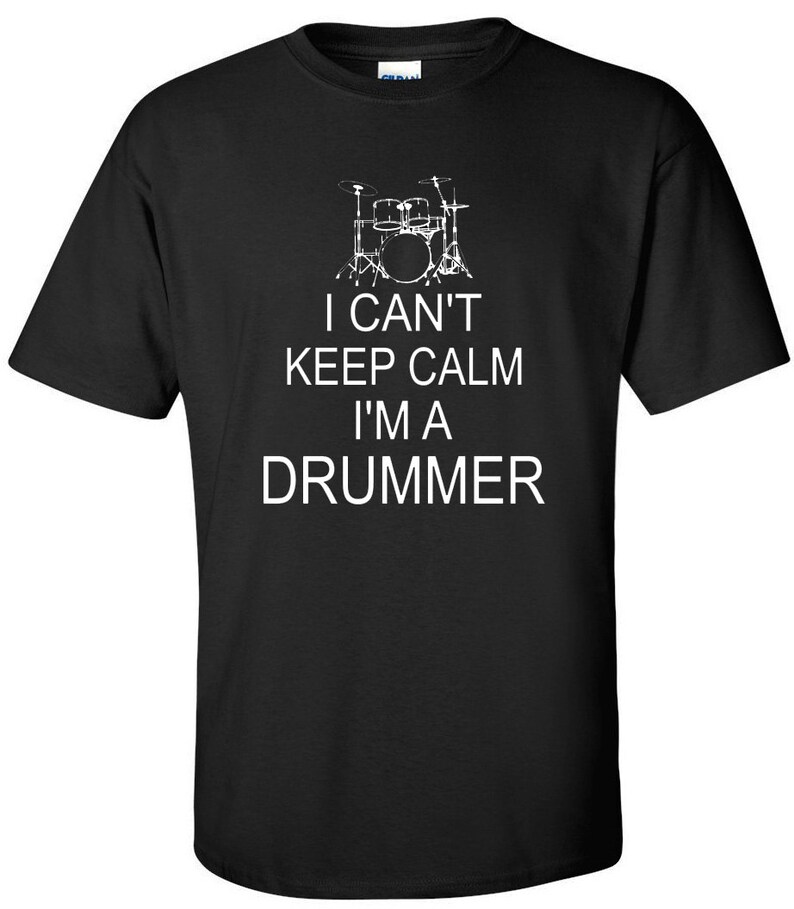 Drummer Shirt Drum Shirt Funny Drummer Shirt I Can't Etsy