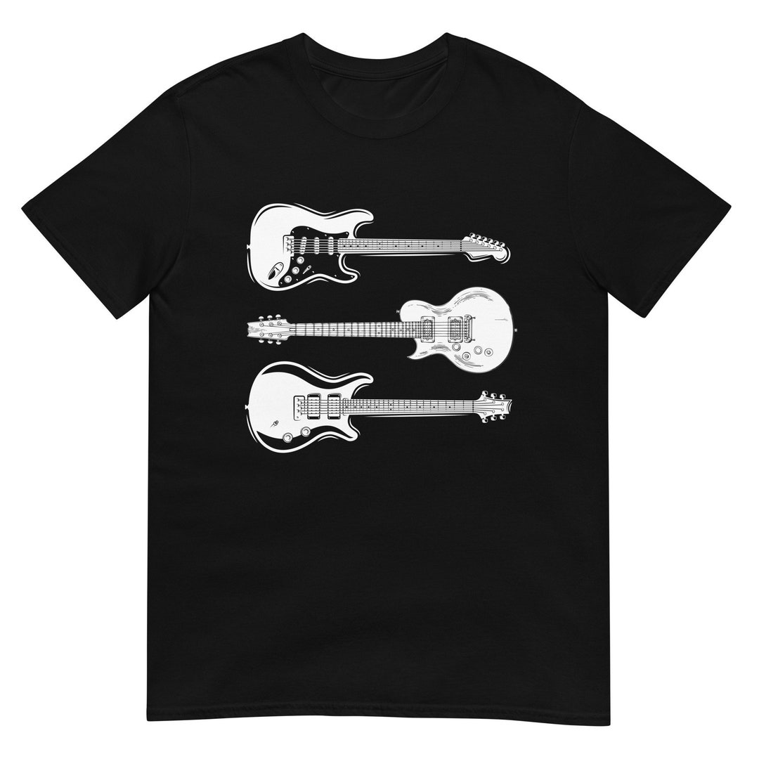 raw edge t-shirt || guitar