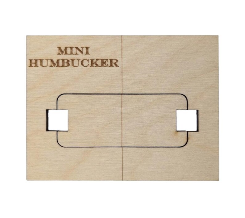 Mini Humbucker Routing Template. CNC Laser Cut Baltic Birch, Guitar ...