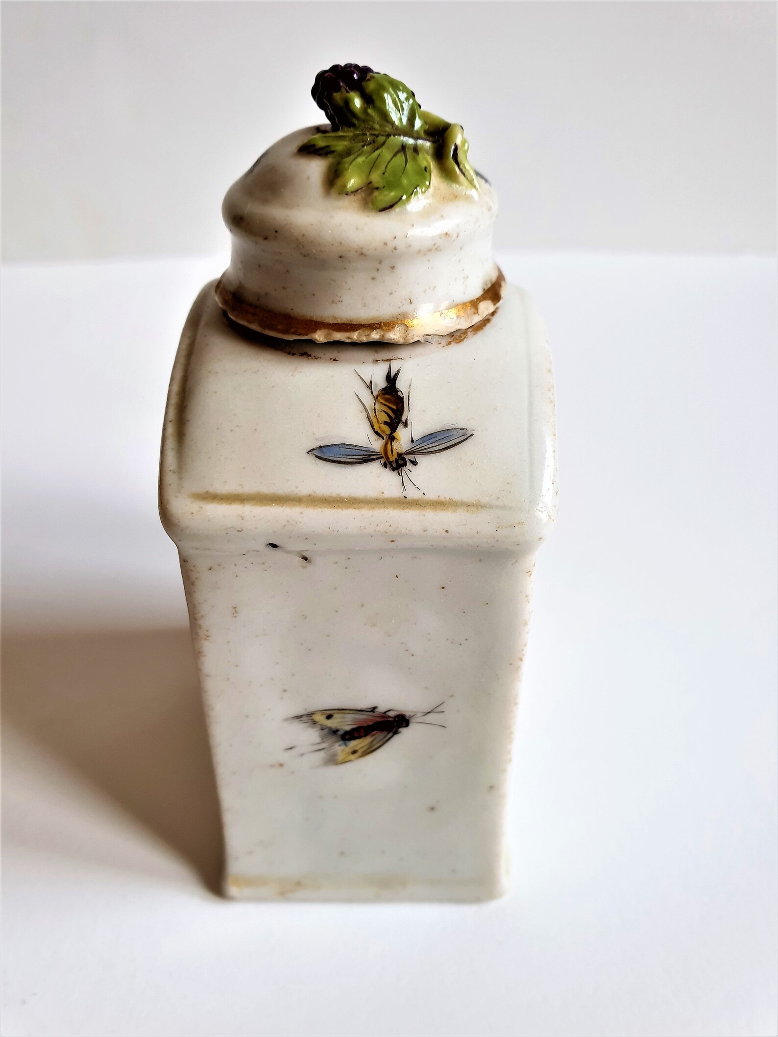 Antique Tea Caddy Meissen Porcelain Tea Caddy Late 18th C. A Etsy