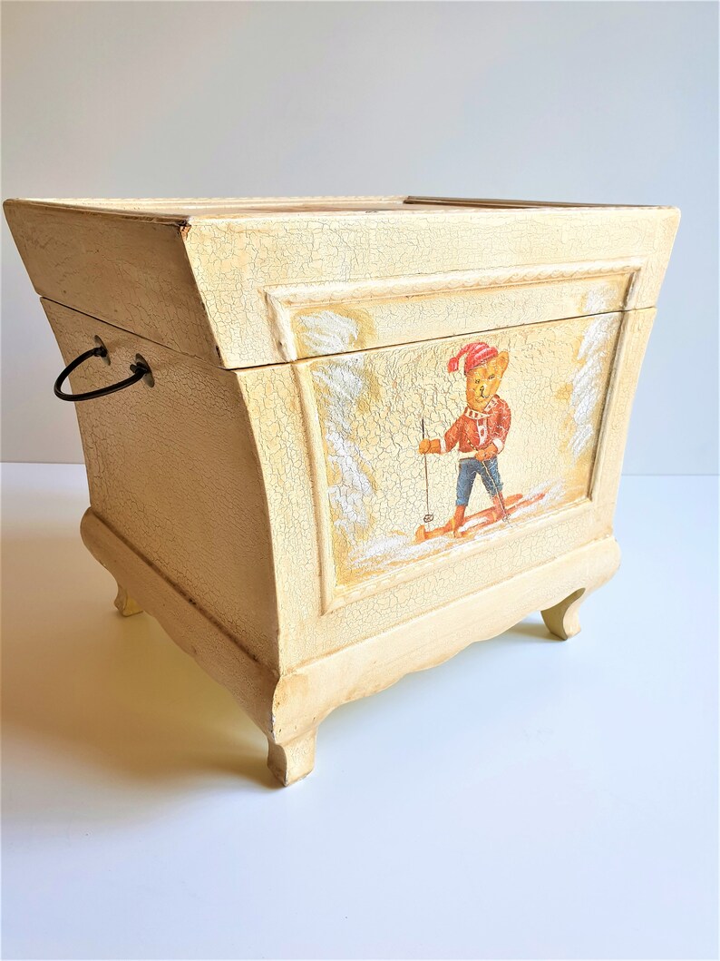 Wooden Storage Box With Lid Wooden Box Newspaper Magazine Etsy