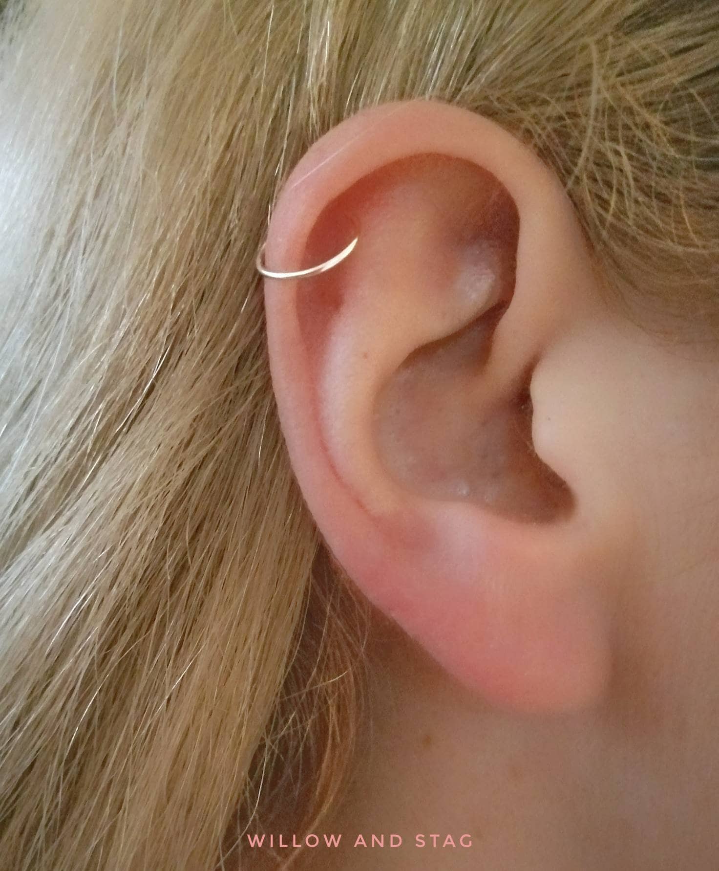 Small Half Hoops Huggie Studs Earrings for Cartilage Lobe Women Girls  Sterling Silver Cuff Wrap Hypoallergenic 3mm Ball : Amazon.co.uk: Fashion