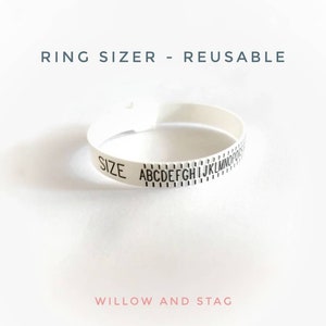 RING SIZER | reusable ring sizer, UK ring sizer, adjustable ring sizer, plastic ring sizer, ring size gauge, find ring size tool