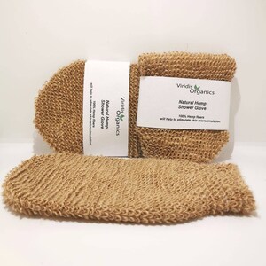 100% Natural Selection of Body Exfoliating Products. Loofahs, Hemp Gloves and Bamboo Body Straps. Suitable for Vegans image 1