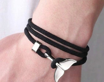 Black Fish Tail Bracelet