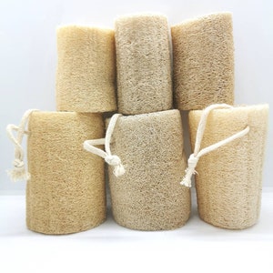 100% Natural Selection of Body Exfoliating Products. Loofahs, Hemp Gloves and Bamboo Body Straps. Suitable for Vegans image 4