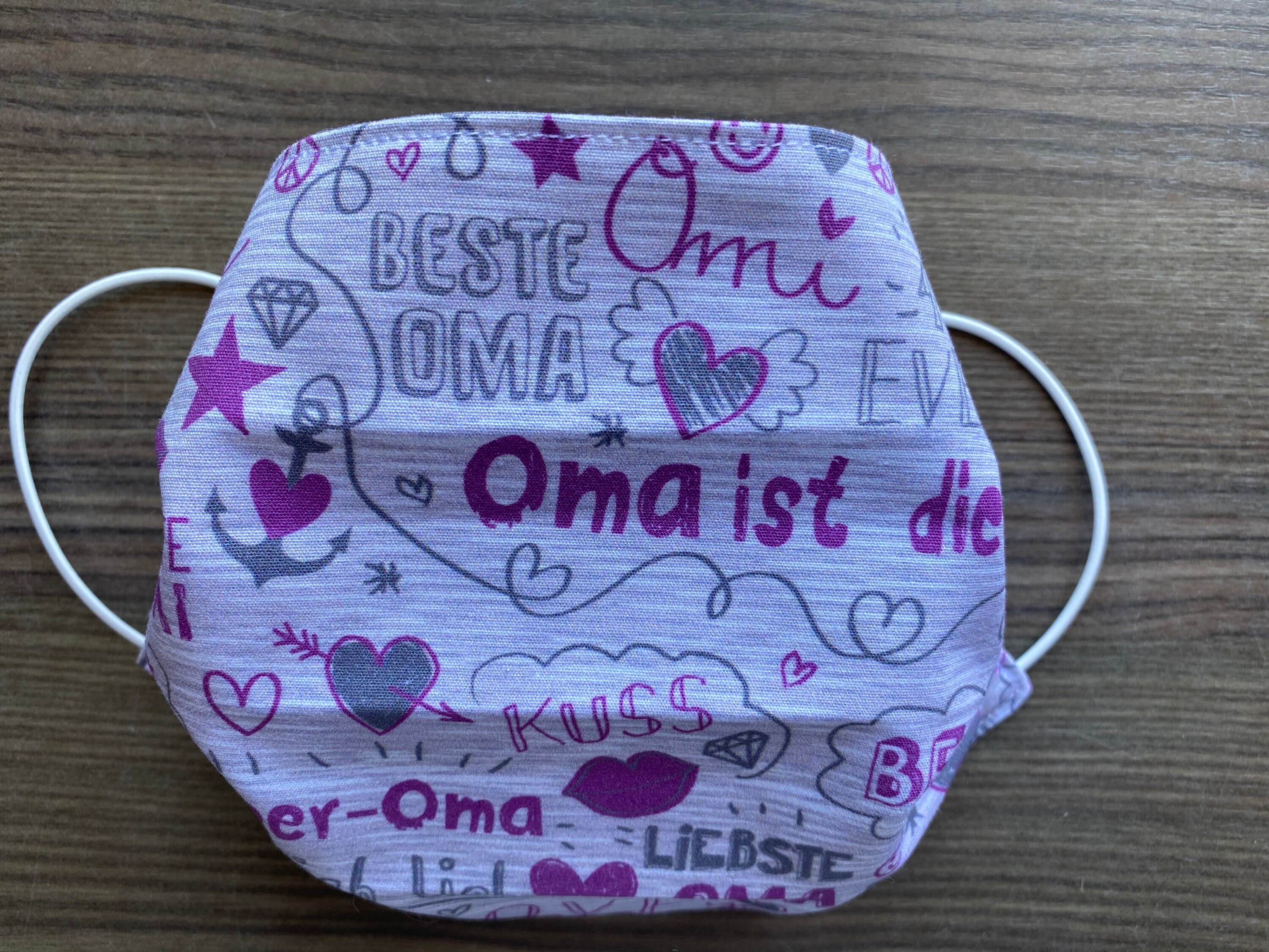 Makeshift Mask Mouthguard Reversible Super Best Granny made of organi…