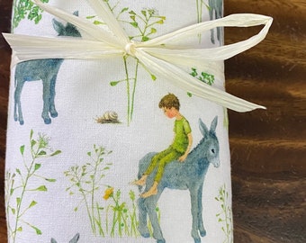 Zero Waste Kitchen Roll Donkey and Child