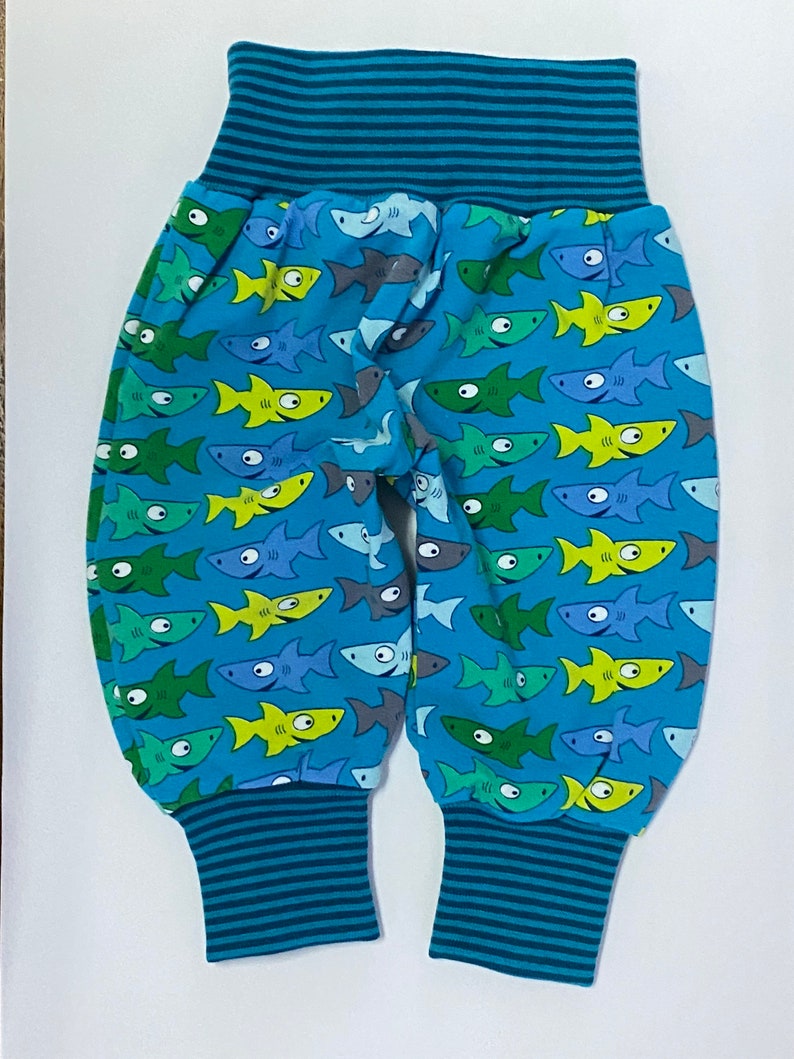 Pump pants sharks blue green size 50/56 image 5