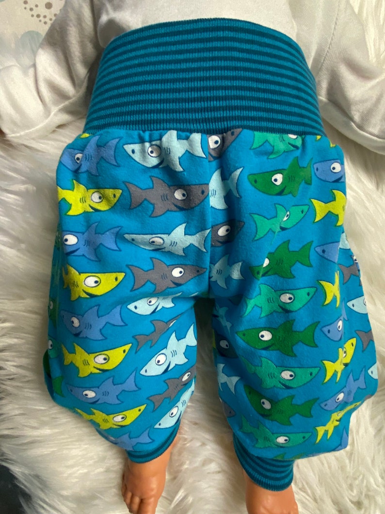 Pump pants sharks blue green size 50/56 image 2